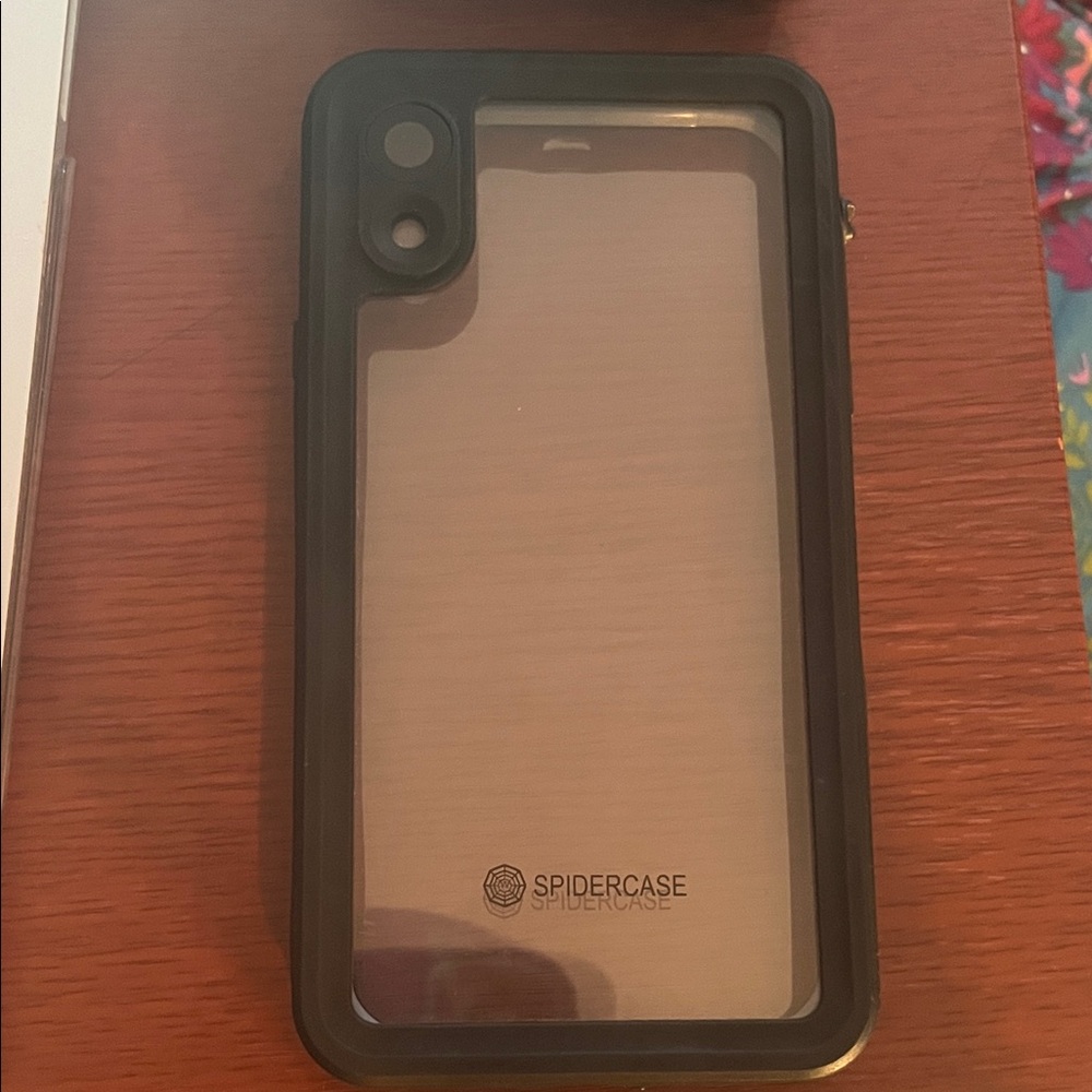 Black and Clear Phone Case